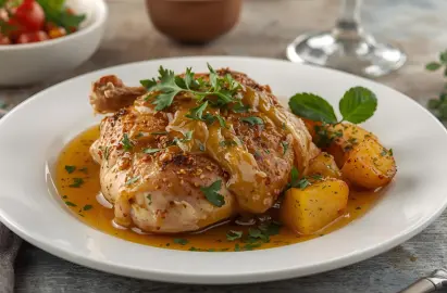Dijon Roast Chicken